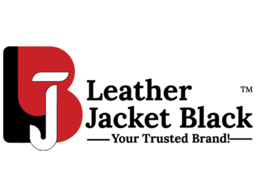 logo of Leather Jacket Black